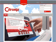 Tablet Screenshot of citronix.com